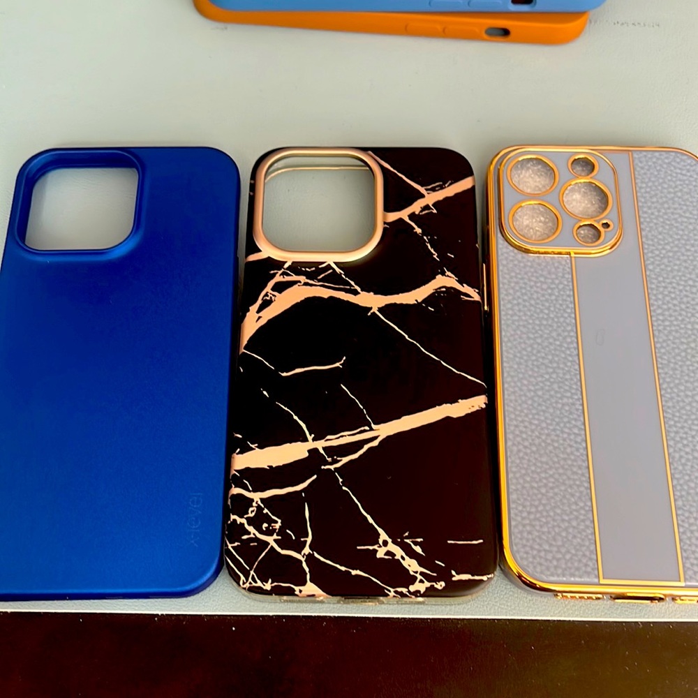 Brand new and lightly used IPhone 13 Pro Cases
